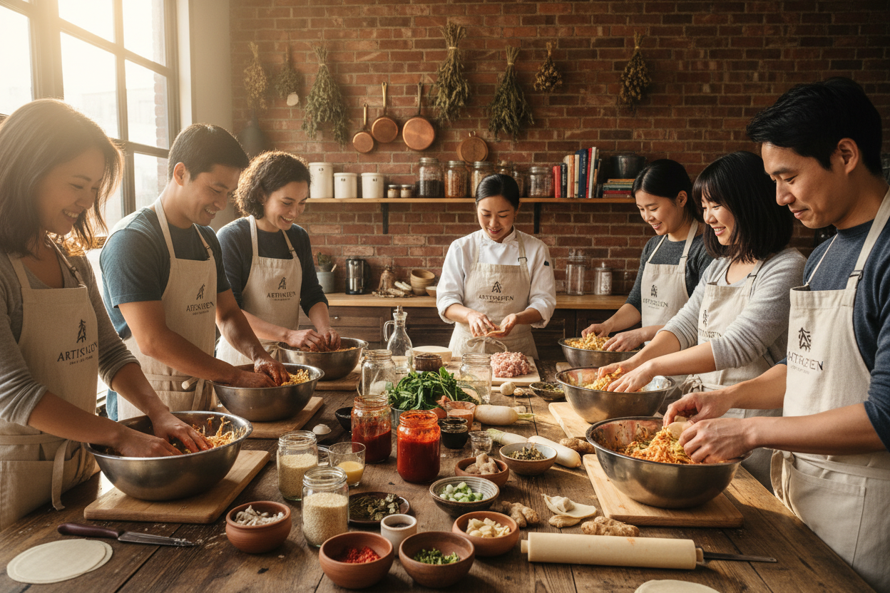Kimchi & Dumpling Making Workshop