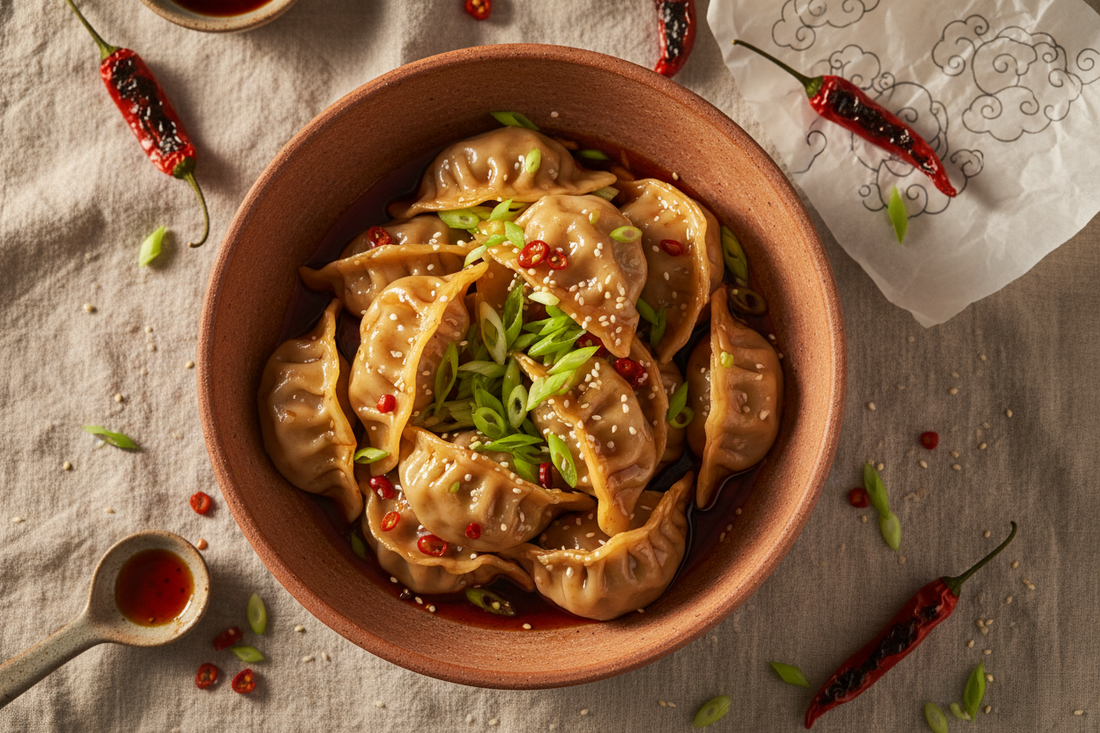 Szechuan Chilli Oil Dumplings